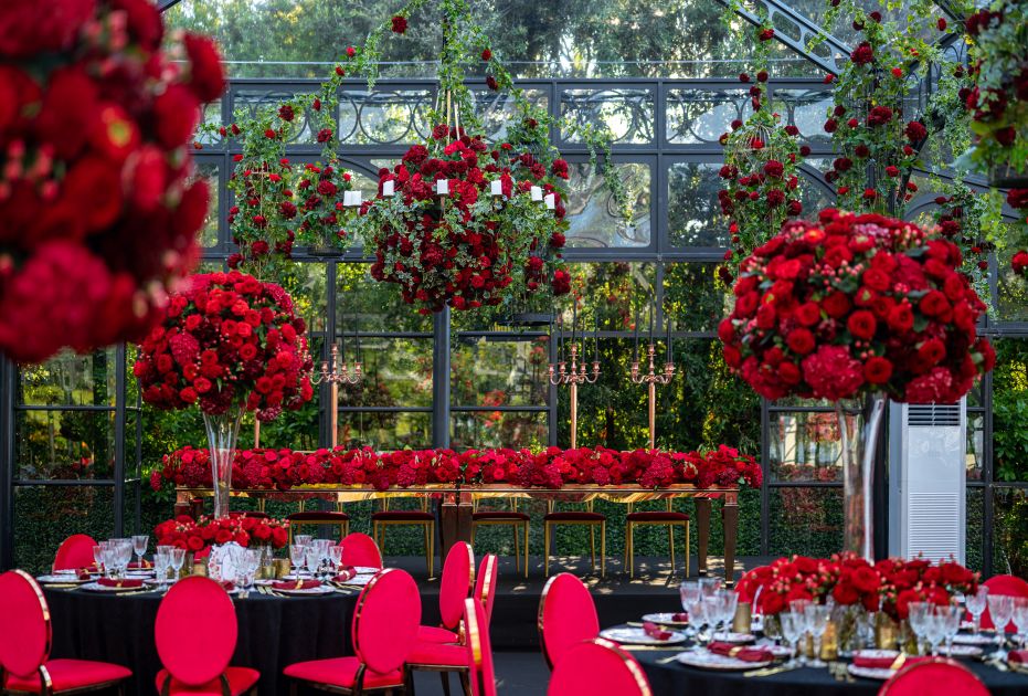 Red Party Wedding Event