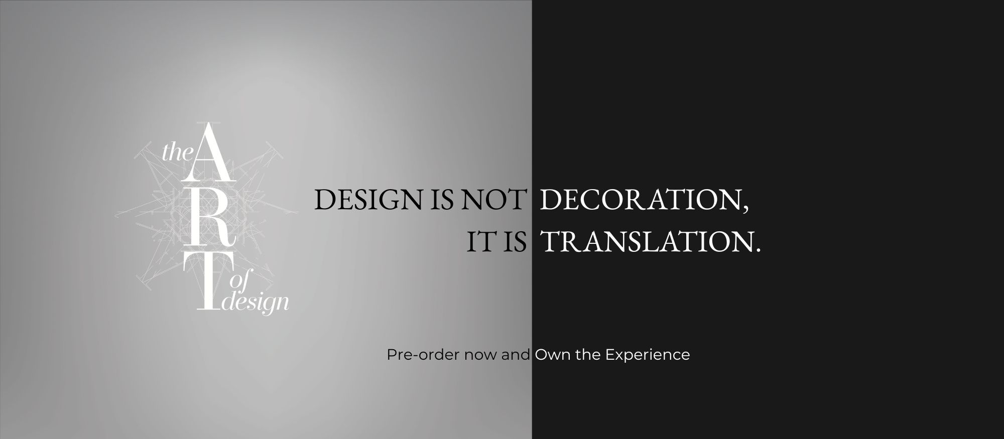 NEW BOOK 'The ART of DESIGN'