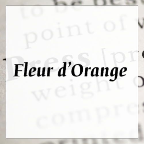 Fleur d'Orange