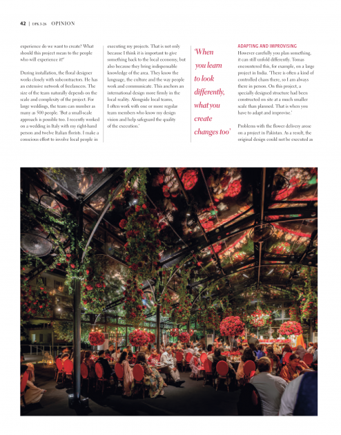 DPK Magazine - OPINION - Beyond Flowers: The Art of Meaningful Design